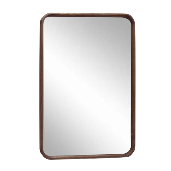 Rectangular Modern Simple Brown Wall Mirror XR3020-4C